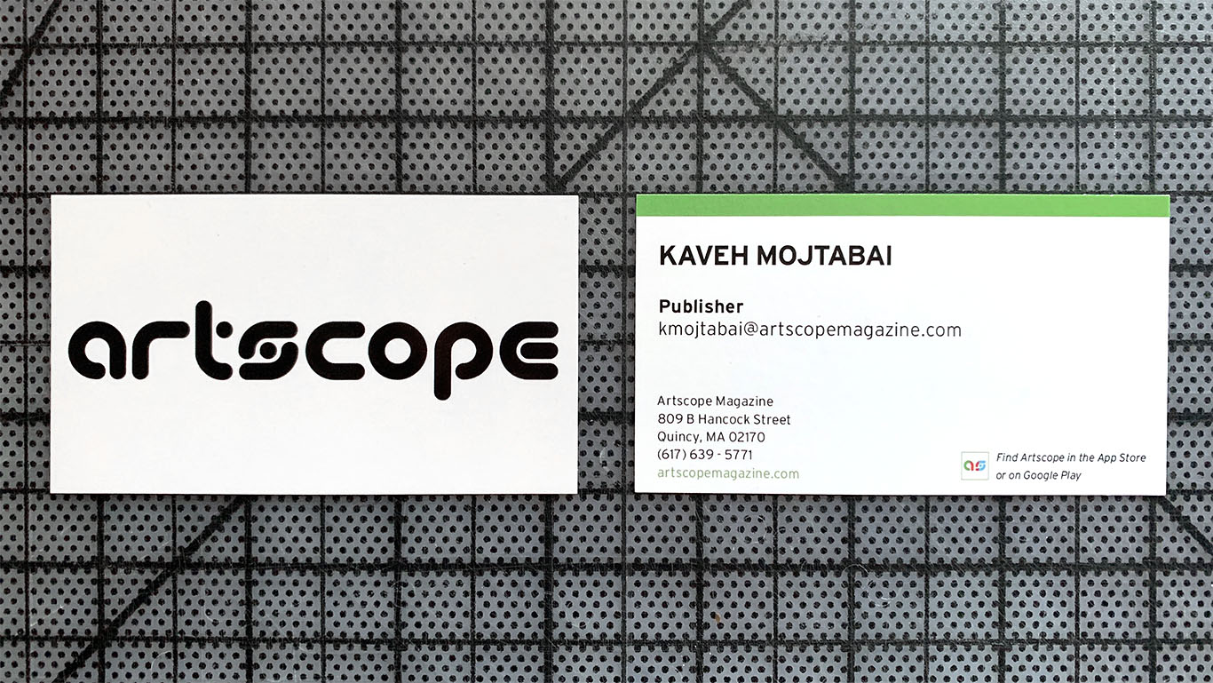 AS updated business card